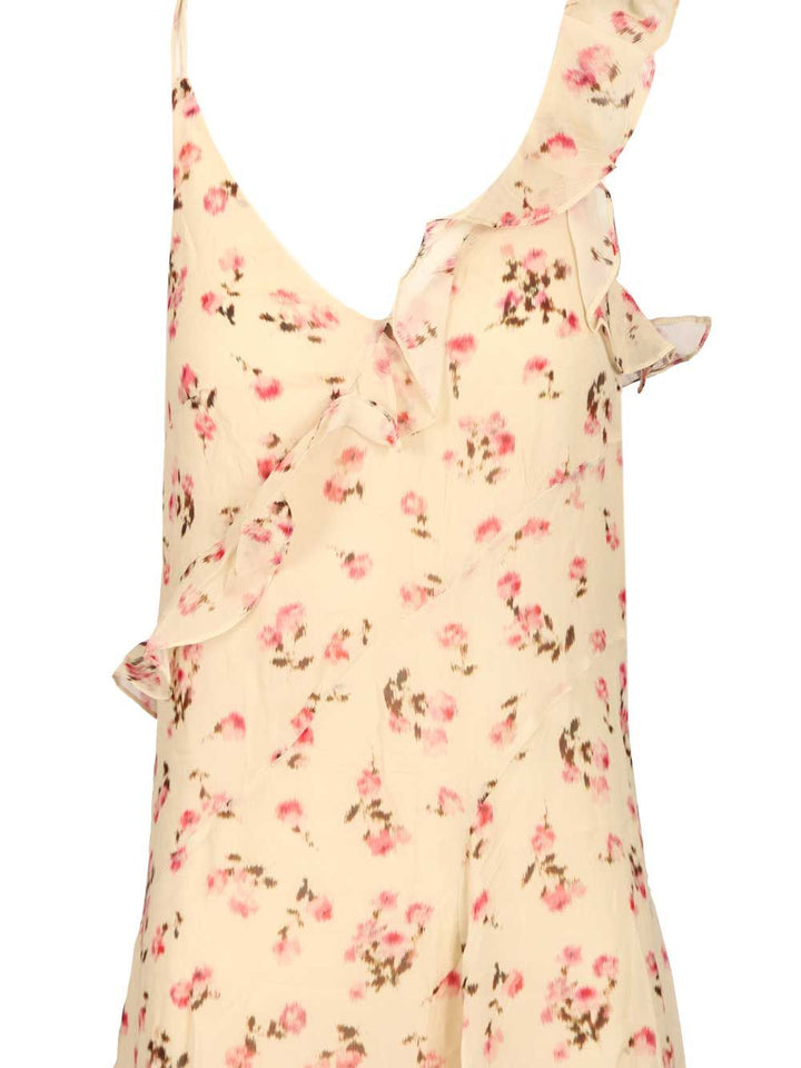 Marant Etoile Luxie Dress Dresses - Beige | 4e54a61d46e1583c34201a0a295cebde3c42c0b3