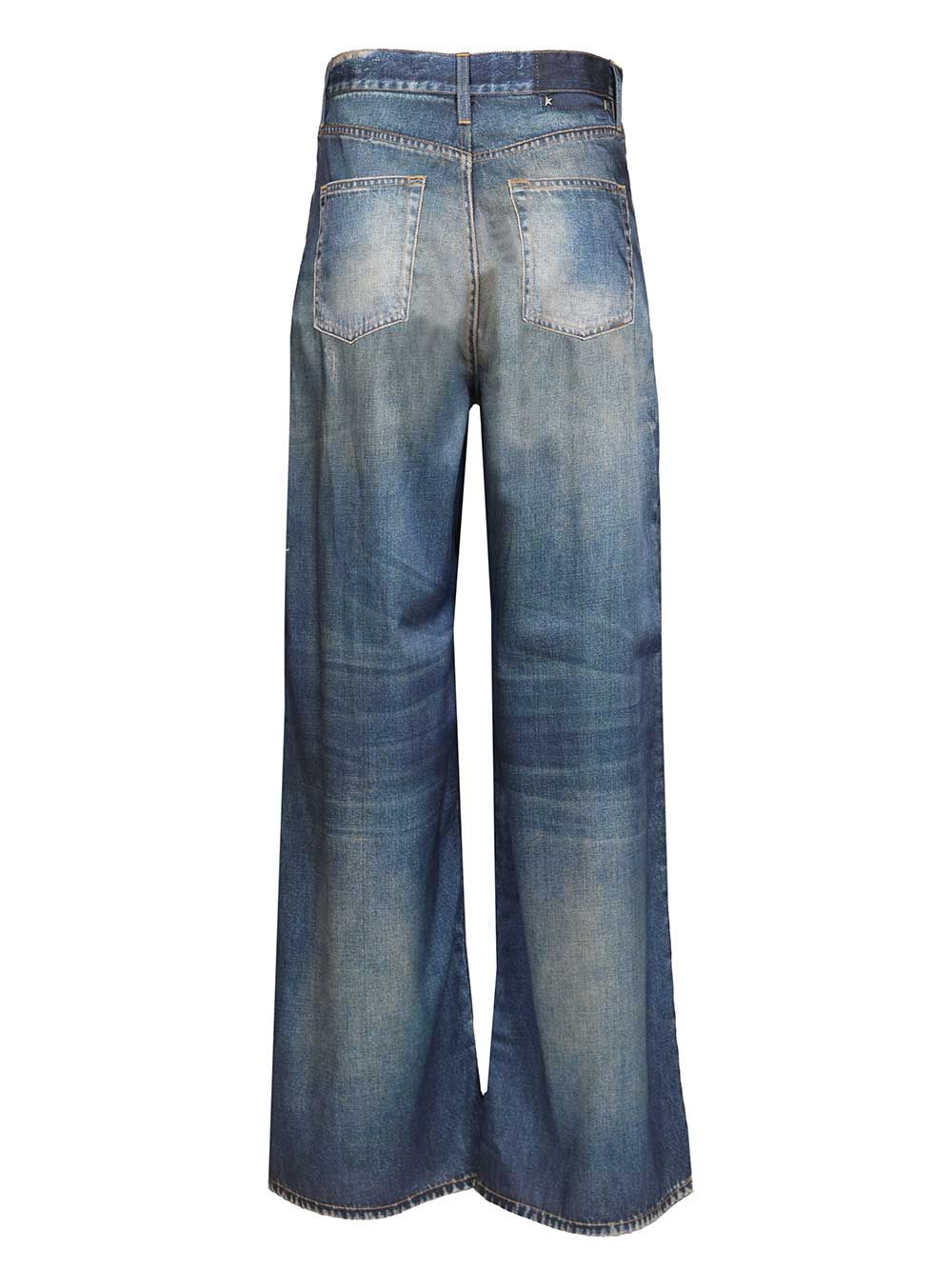 Golden Goose Deluxe Brand Boyfriend Jeans - Blue | 8c6eade2d9a268f63d9d76e42ee97480f475747e