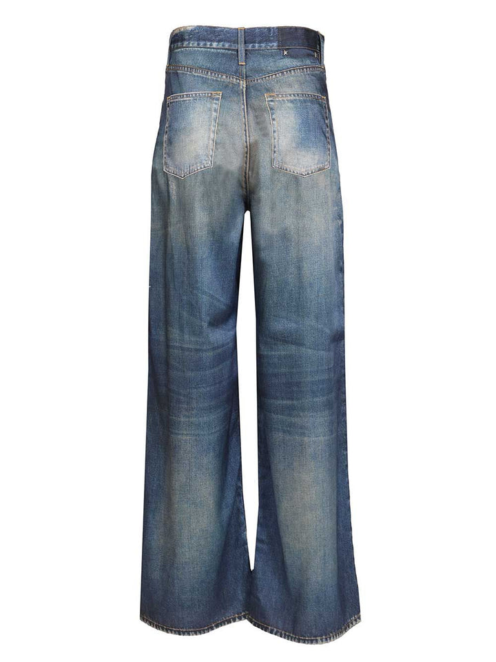 Golden Goose Deluxe Brand Boyfriend Jeans - Blue | 8c6eade2d9a268f63d9d76e42ee97480f475747e