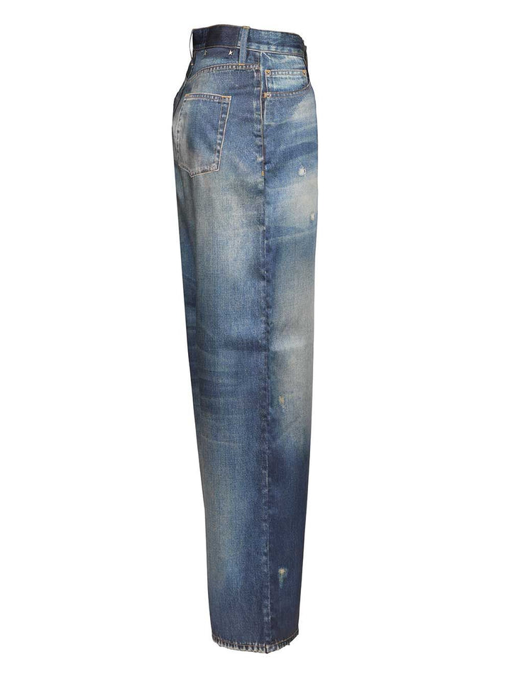 Golden Goose Deluxe Brand Boyfriend Jeans - Blue | 090c8a7b2f5ecb78ee6b51ceb8fb9d09837e477f