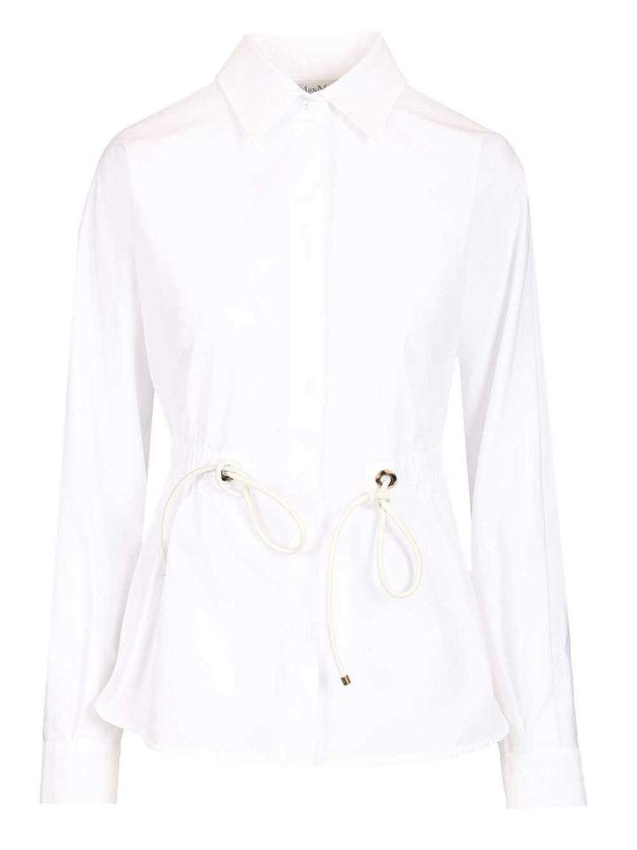Max Mara Cotton Poplin Shirt Shirts - White | 6dc179e6ed8b6bfa223f39c6d92112fc307f92d5