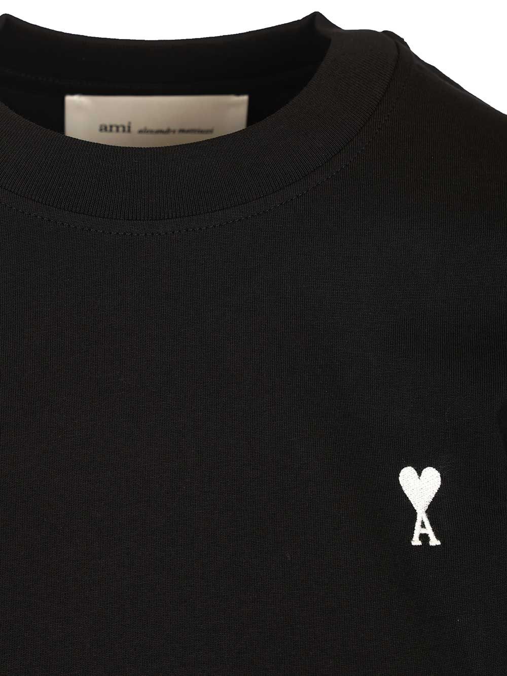 Ami Ami De Coeur Crew Neck T-Shirt - White | b4a6fd12495fa8aa899cd991c407ade2f8b81491