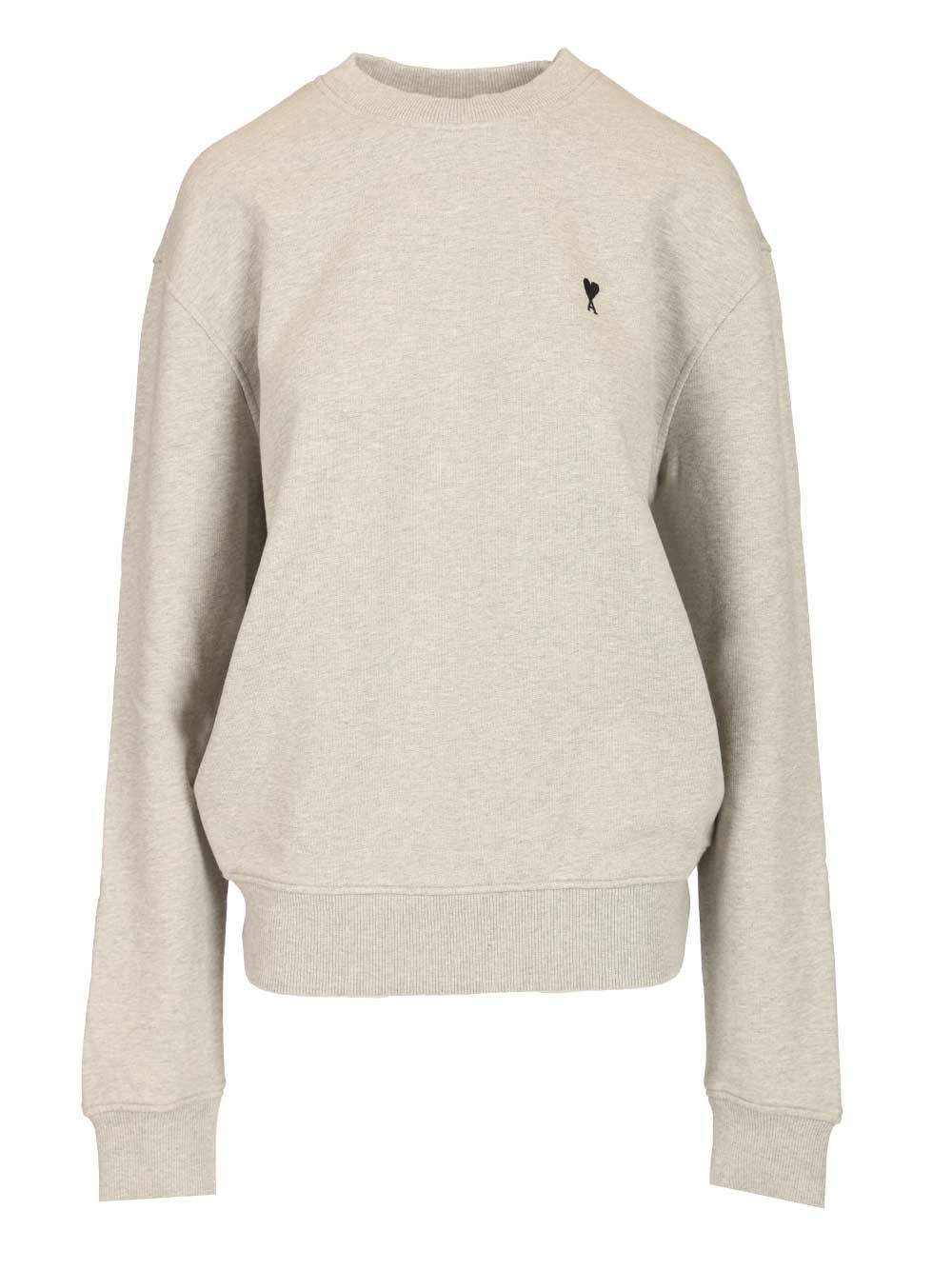 Ami Ami De Coeur Sweatshirt Sweatshirts - Grey | 99a39c7fee033dd442d6d2c9c9cddad8a3dbcabf