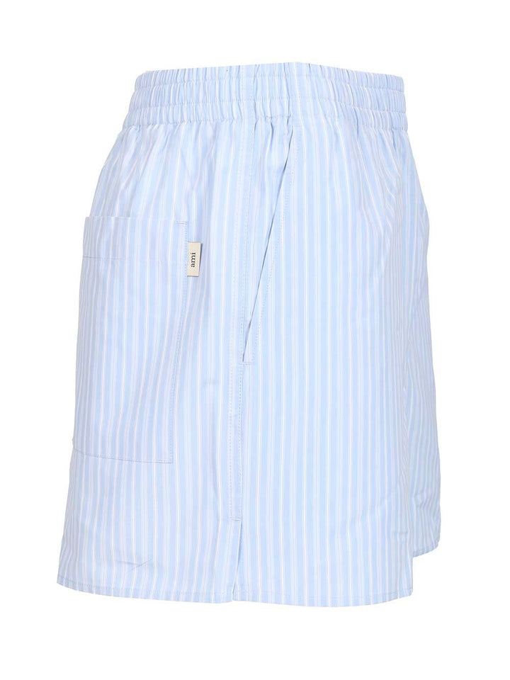 Ami Striped Shorts Trousers - Light blue | 331ab3d7100c23ff57ade1f5dd4072dd07763de4