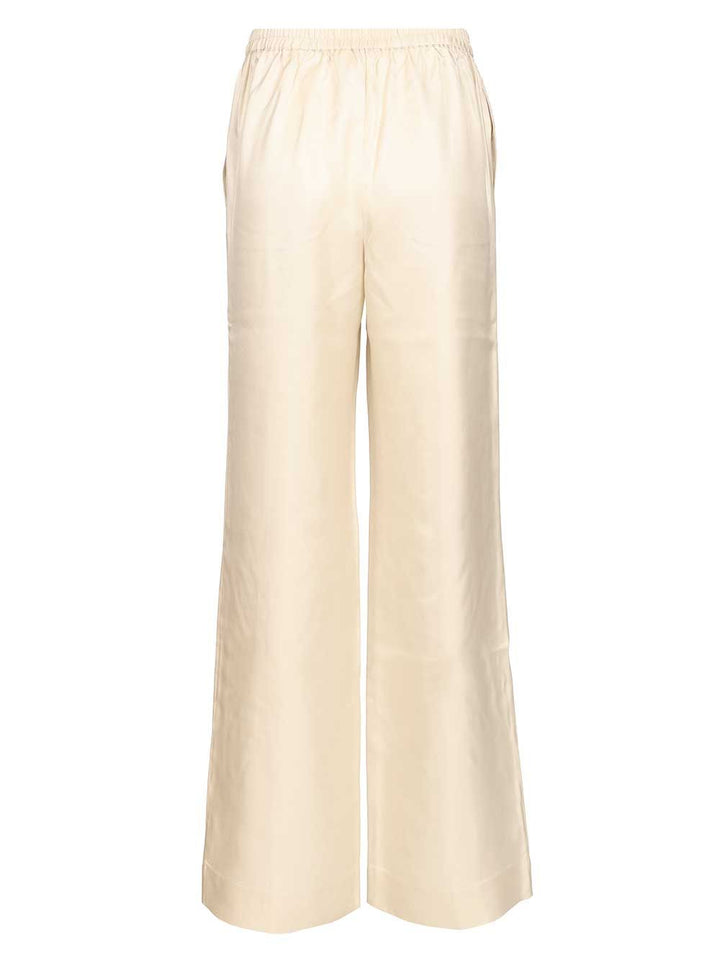 Loulou De Saison Lars Trousers - White | e5b80622329f656a7b3f1e4e88115a979e2056ac