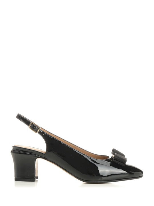 Vara Bow Slingback Pumps Black