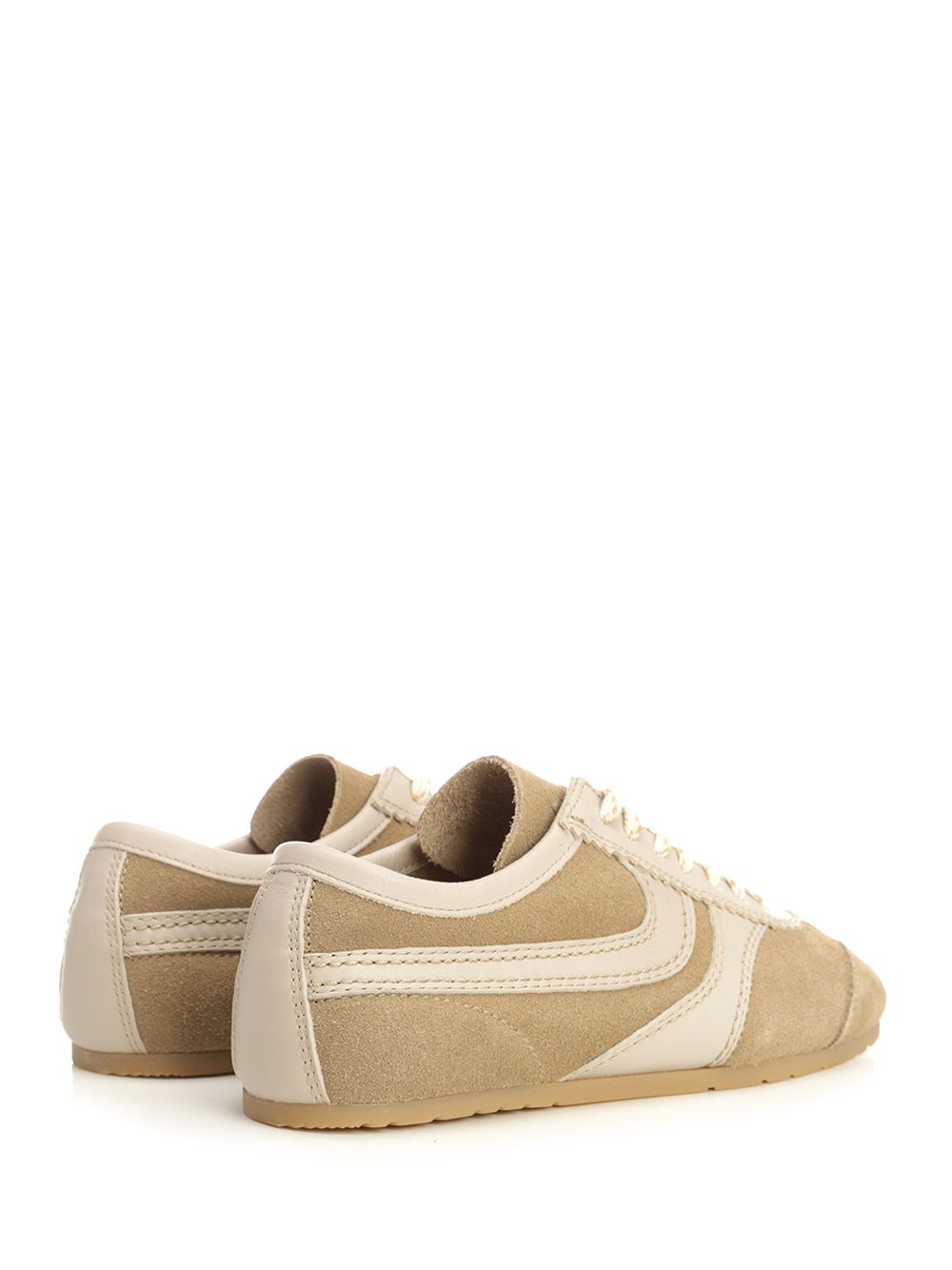 Dries Van Noten Leather And Suede Sneakers - Beige | 1c9ca620cd1c1455ff3ce3846964bf632b4cd29f