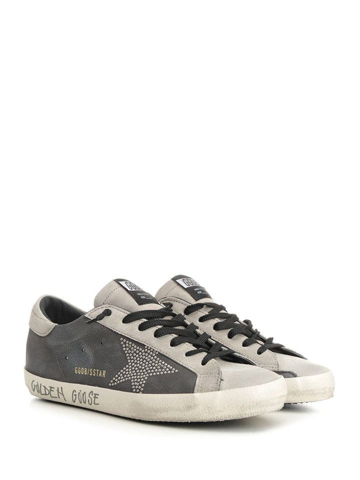 Golden Goose Deluxe Brand Super Star Sneaker Sneakers - Grey | 6151ca9be18766fc45cbc42dc3f3b73ef85a6020