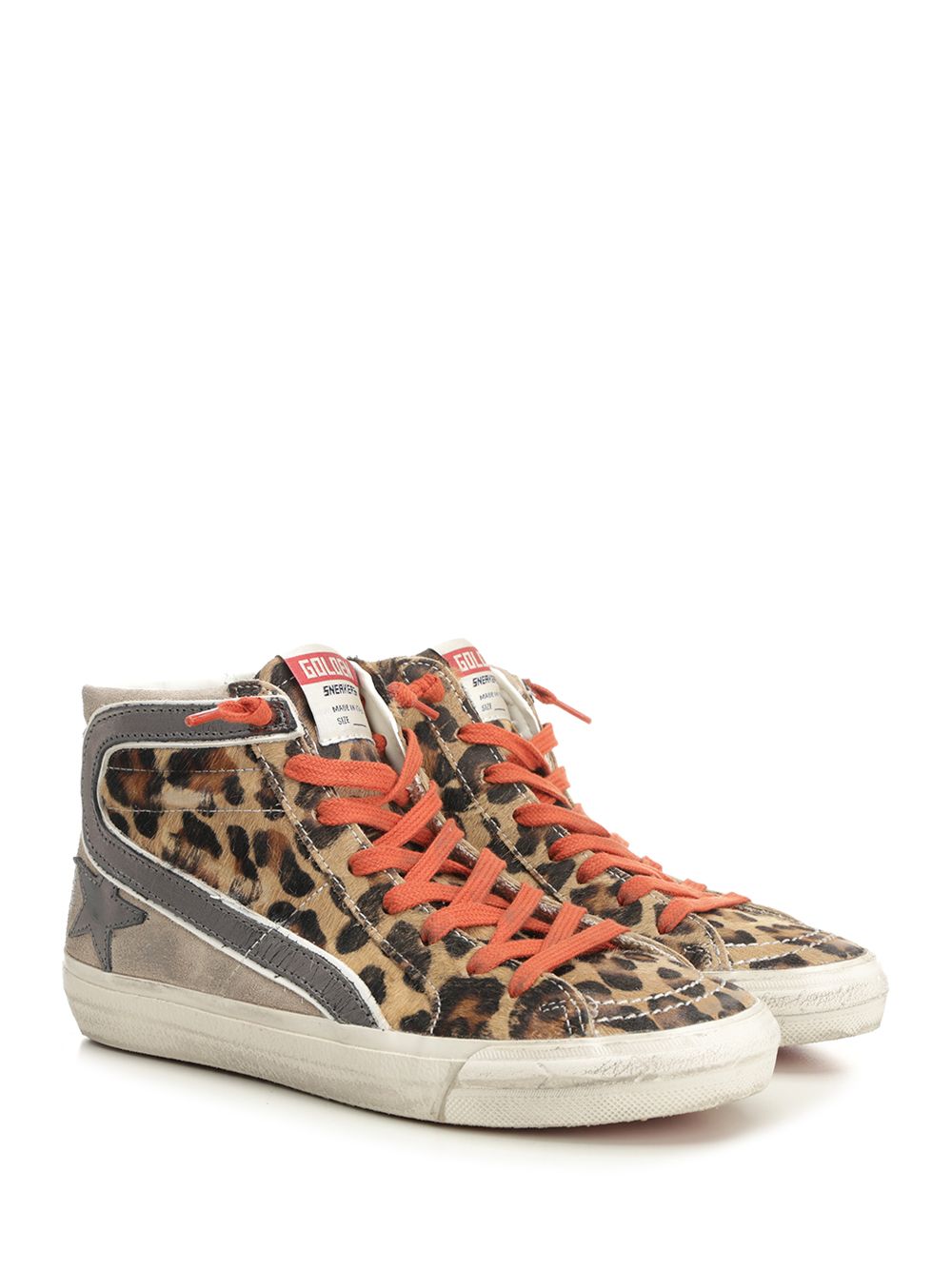 Golden Goose Deluxe Brand Slide Sneaker Sneakers - Animalier | 91960638eabbf048e907c14e82932fb458f03e91