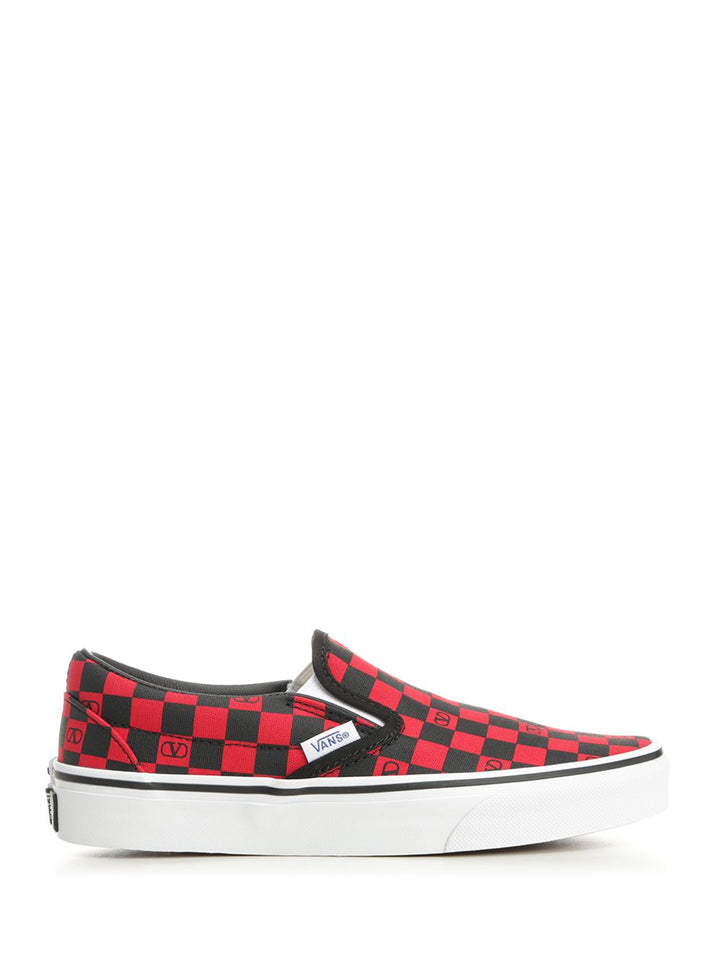 Valentino Garavani Valentino Garavani X Vans Slip-On Sneaker Scarpe basse - Red | 576a50c6cf6ad29bb79263d03c0cbc0c3db154fd