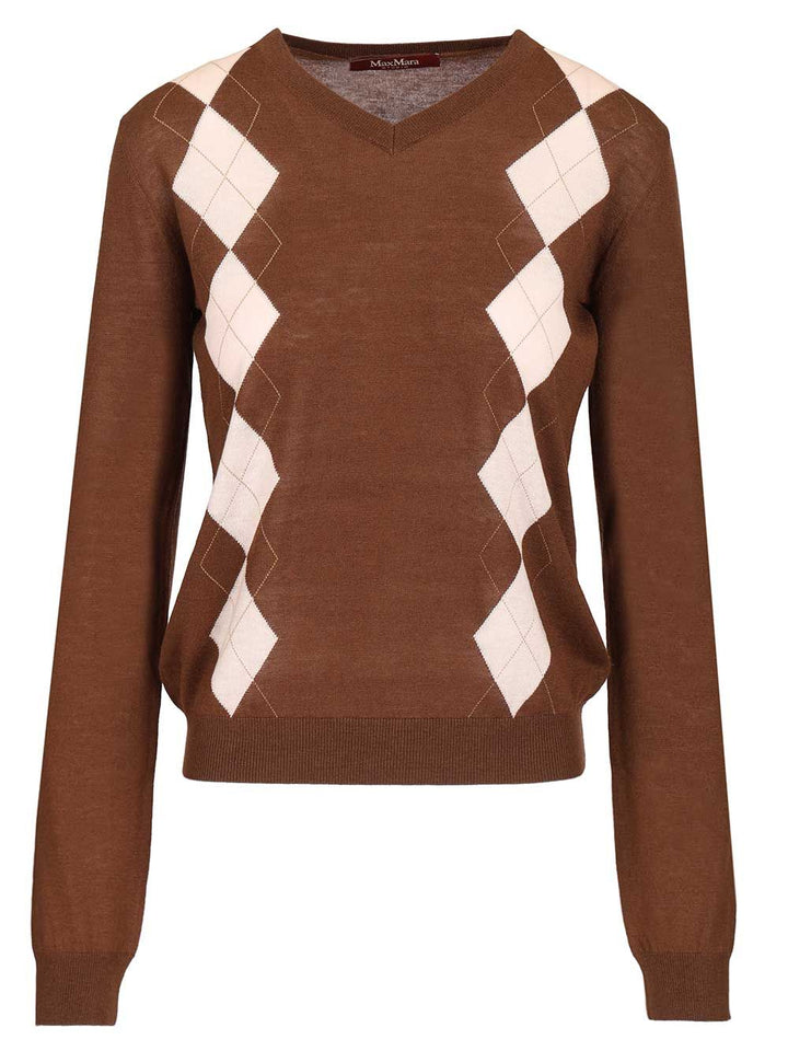 Max Mara Studio Wool And Silk Sweater Knitwear - Multicolor | 819dd0367354772b4a5b7630a8b42228987b0ff1