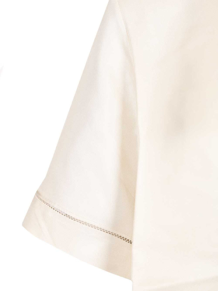 Loulou De Saison Havana T-Shirt - White | 47d1de01174414b121132184e67cb0a43f7fcb42