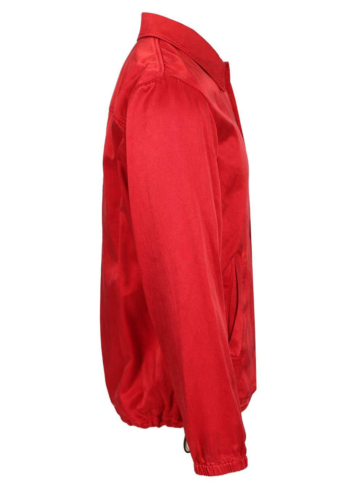 Dries Van Noten Satin Blouson Jacket Jackets - Red | f86dbabde4e19ee9b82164e20d2df6fd91ea6e4b