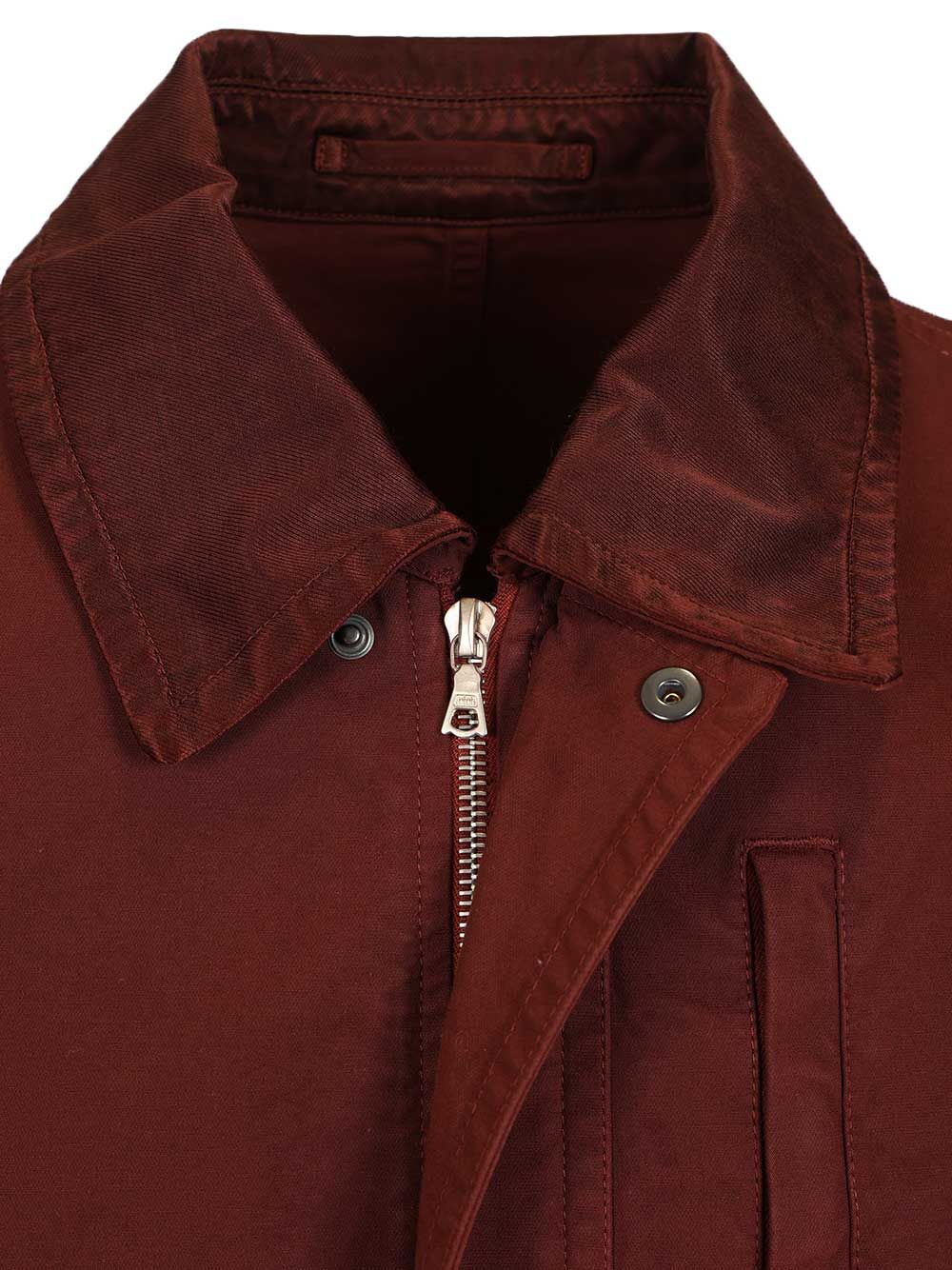 Dries Van Noten Cotton Blend Blouson Jackets - Bordeaux | cf6d6ec09538e3d0af65160d8351d07da21b5c1d