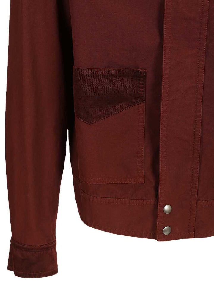 Dries Van Noten Cotton Blend Blouson Jackets - Bordeaux | d6c7723197114f571a9eca9ab8583a8c52e2c8d5