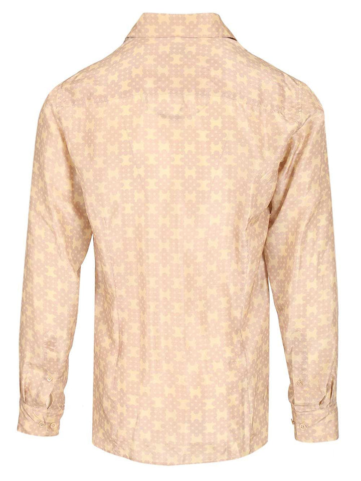 Dries Van Noten Carvies Silk Shirt Shirts - Rose | dabe784ac71ff42d4ee2485a9504b34d8807e171