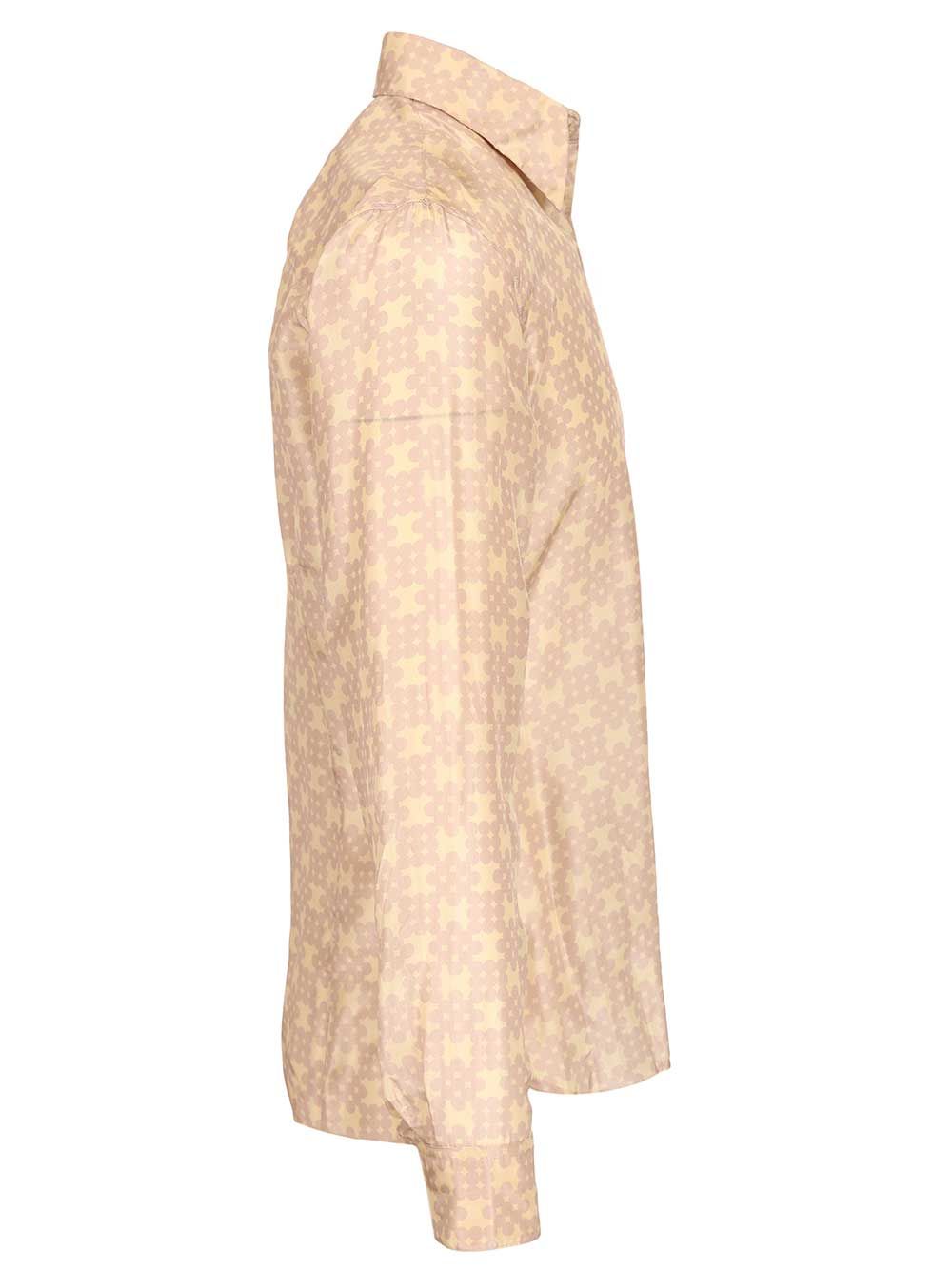 Dries Van Noten Carvies Silk Shirt Shirts - Rose | 2c95442ce620ffa633cc3e87d8b8fb4c5a04189b