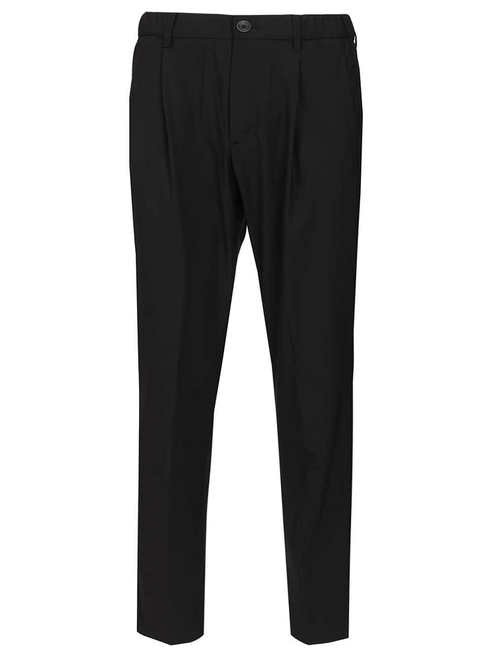 Herno Stretch Wool Blend Trousers - Blue | cf72574eaa2f92b1811426a8c530aad04864733c