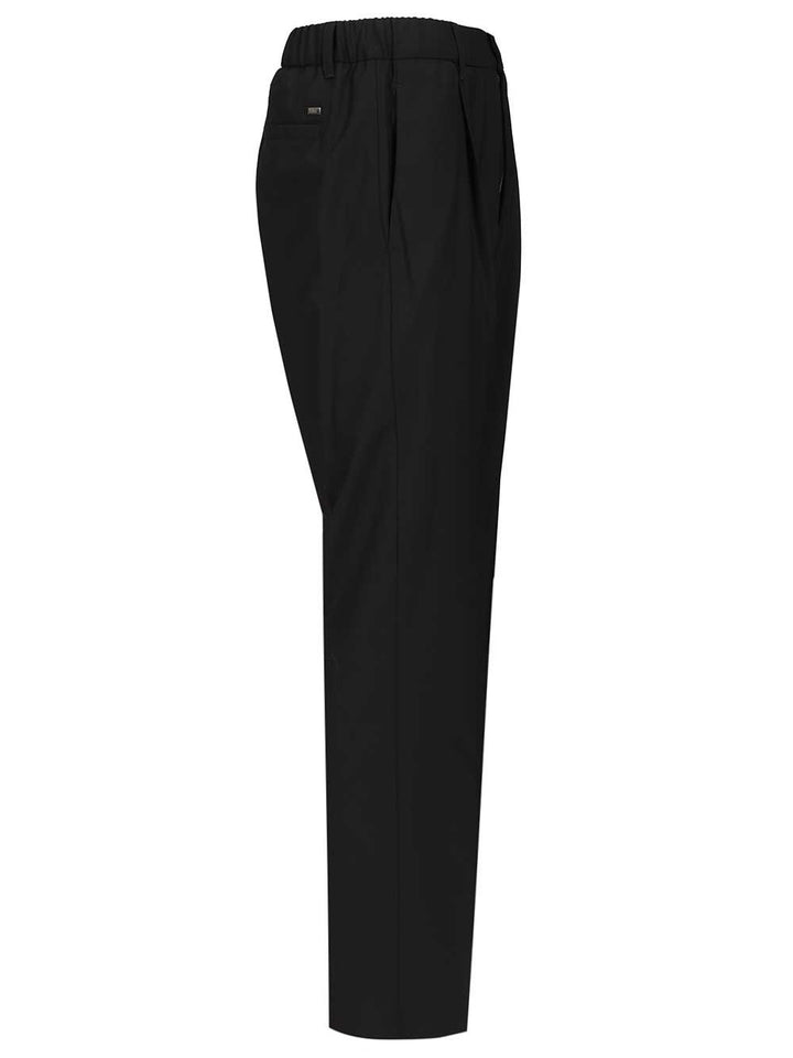 Herno Stretch Wool Blend Trousers - Blue | 2d7767bbef52be784e3df52f0476ac599af70620