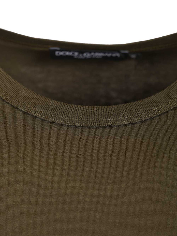 Dolce & Gabbana Cotton T-Shirt - Brown | 11e1a24aa8f99667c339e835b03510741843d658