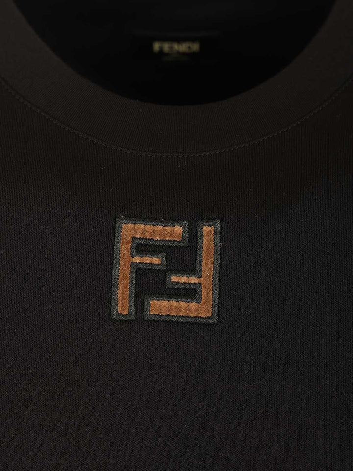 Fendi Regular-Fit T-Shirt - Black | 55bb2804a5bf572e500bca706bfc2e58a64a976e