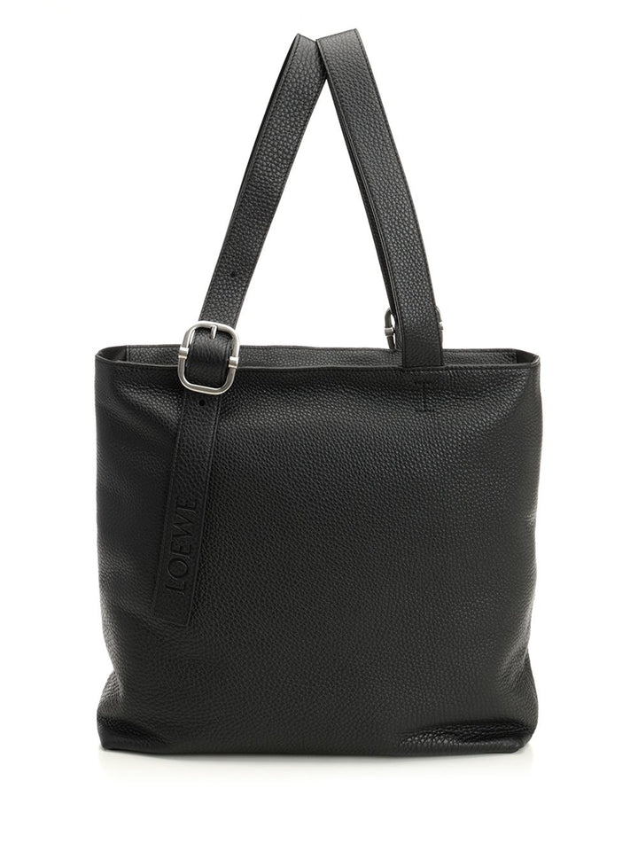 Loewe Loop Zip Handbags - Black | dc4cbd22984d1ee7af3b9c57421978471f1f4f41