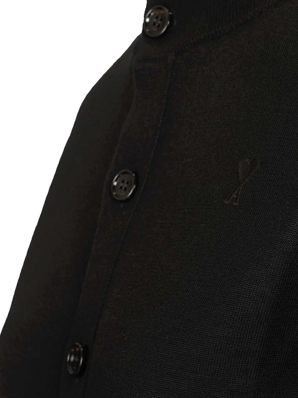 Ami Ami De Cœur Cardigan Knitwear - Black | 0d608b7646dd391f952224f447bfbbb086f4107d