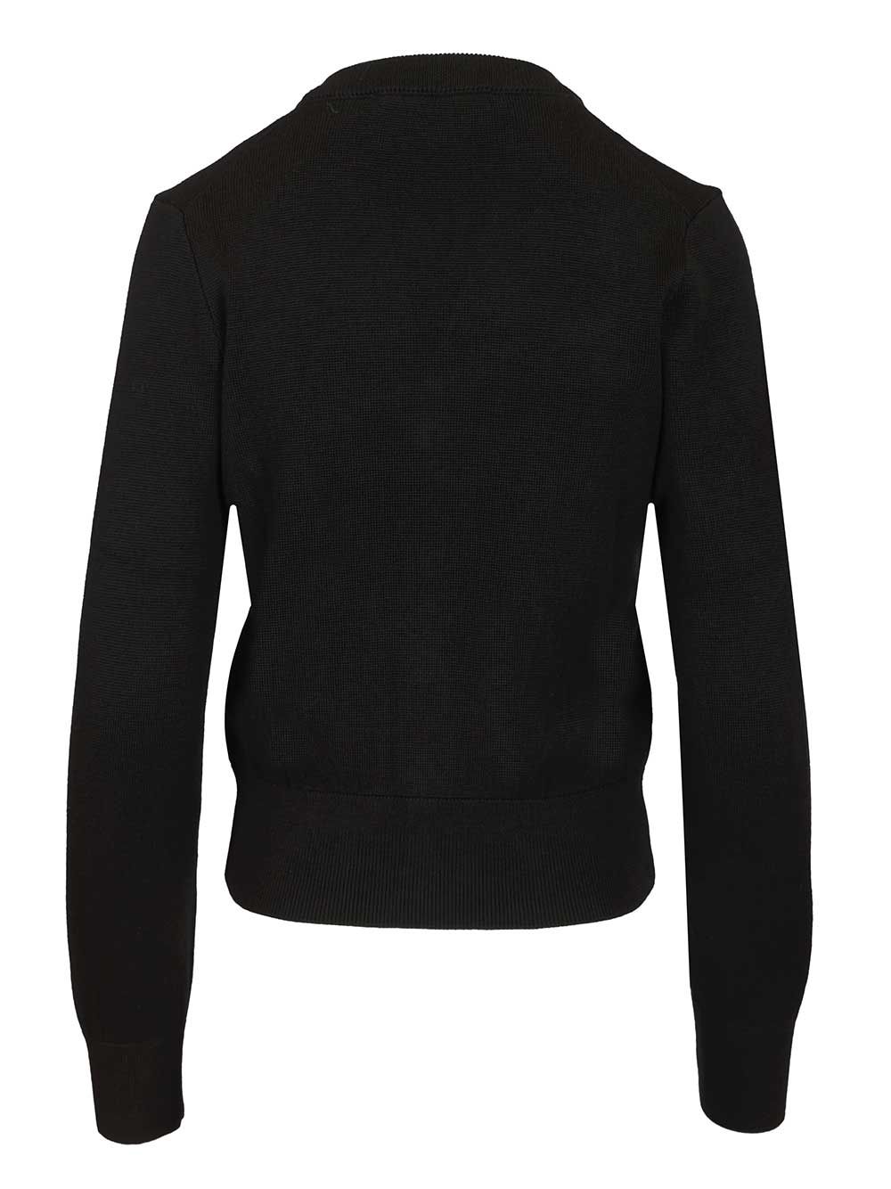 Ami Ami De Cœur Cardigan Knitwear - Black | 0de8adf518f0bacd9093af1a55c0ad4124480ff3