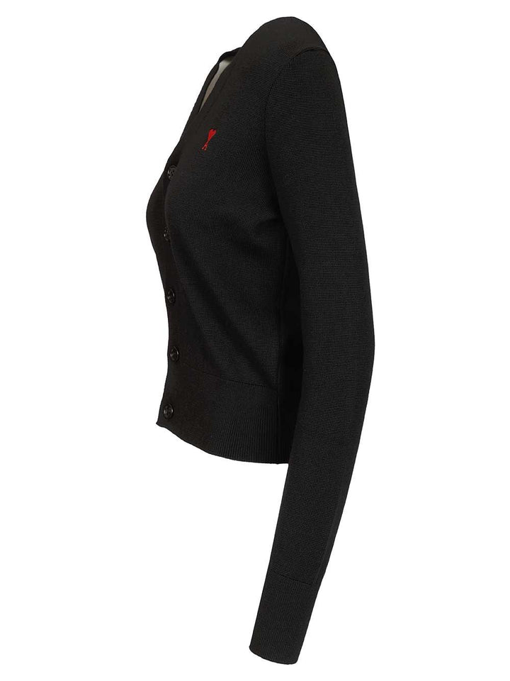 Ami Ami De Cœur Cardigan Knitwear - Black | c9b8976e8d4655e2db7b8099a4b17f60a4e83398