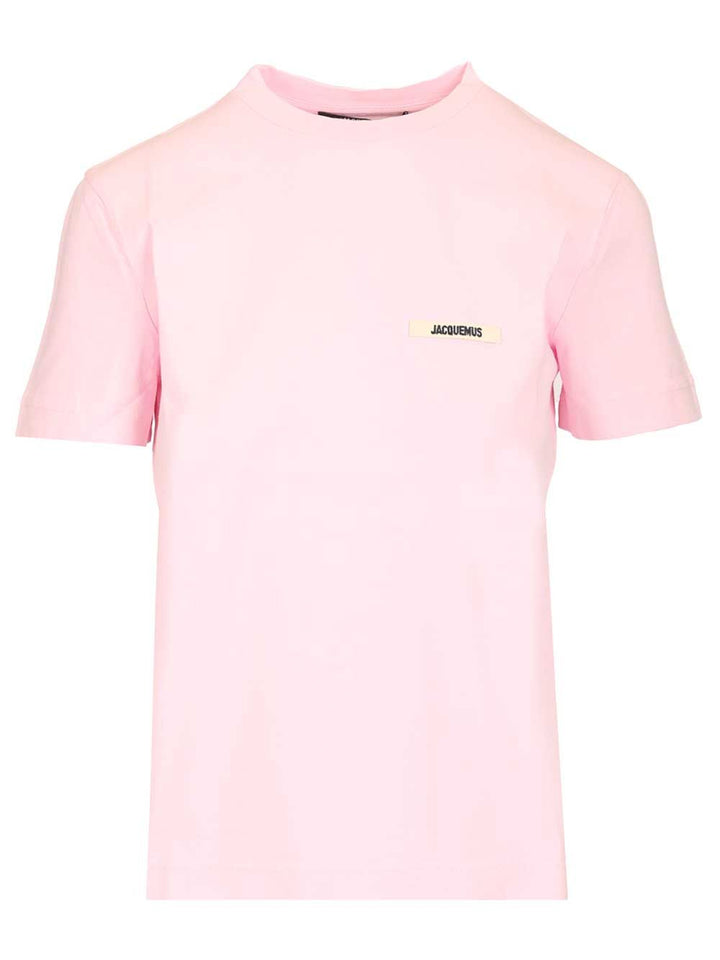 Jacquemus Cotton T-Shirt - Rose | 2b45fd0839322da235d53f01f96d4ff78ce576b8