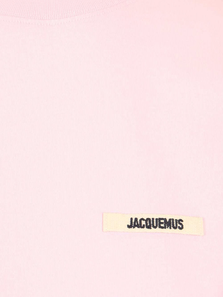 Jacquemus Cotton T-Shirt - Rose | f55ce24a0b77b5eabe9e1fd25e89381fa29a4bfc