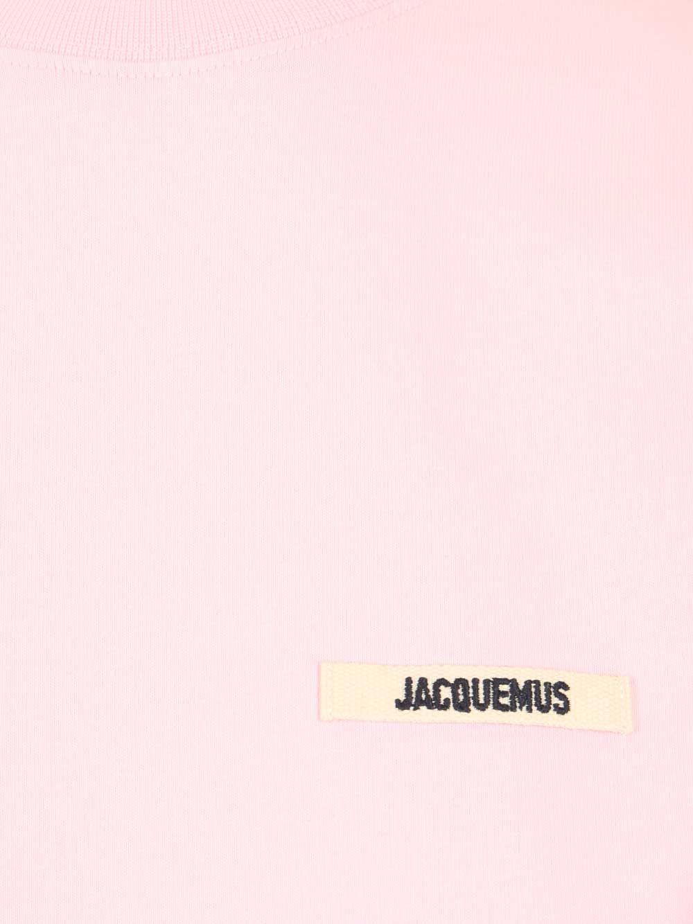 Jacquemus Cotton T-Shirt - Rose | f55ce24a0b77b5eabe9e1fd25e89381fa29a4bfc