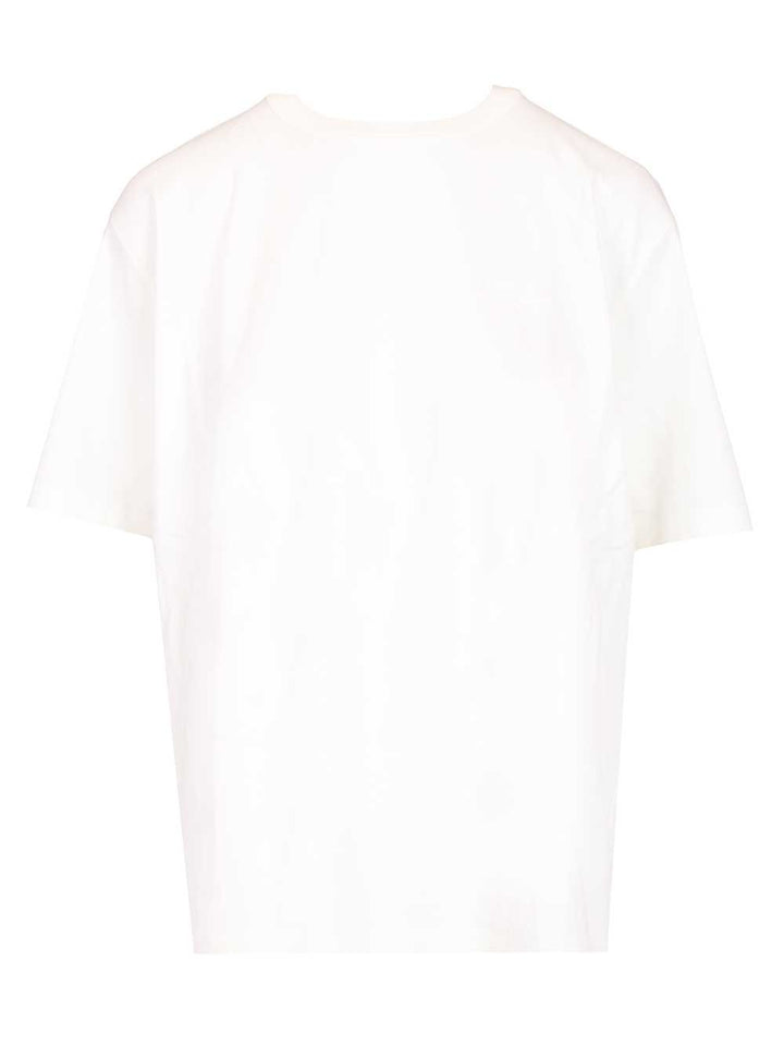 Jacquemus Cotton And Silk T-Shirt - White | 44758afc6fa7297c3f29cbb334752fd27715968e