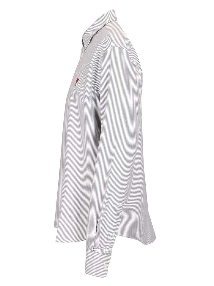 Ami Striped Shirt Shirts - Light blue | 98deb3d18dd94044ca88955c3ec1d8af2cd6ad53