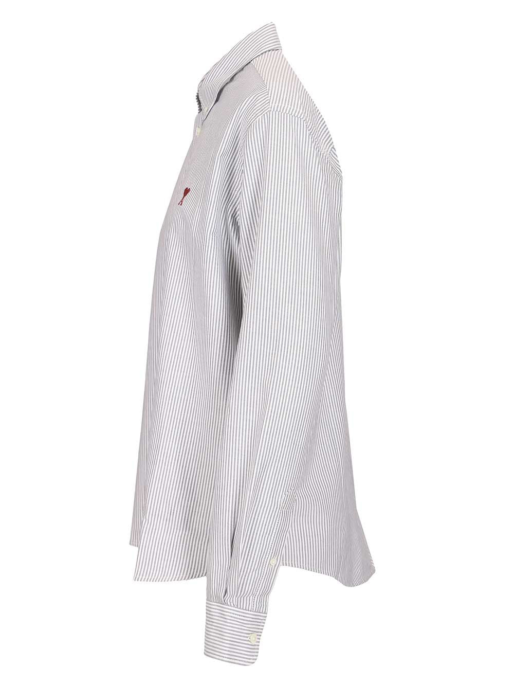 Ami Striped Shirt Shirts - Light blue | 98deb3d18dd94044ca88955c3ec1d8af2cd6ad53