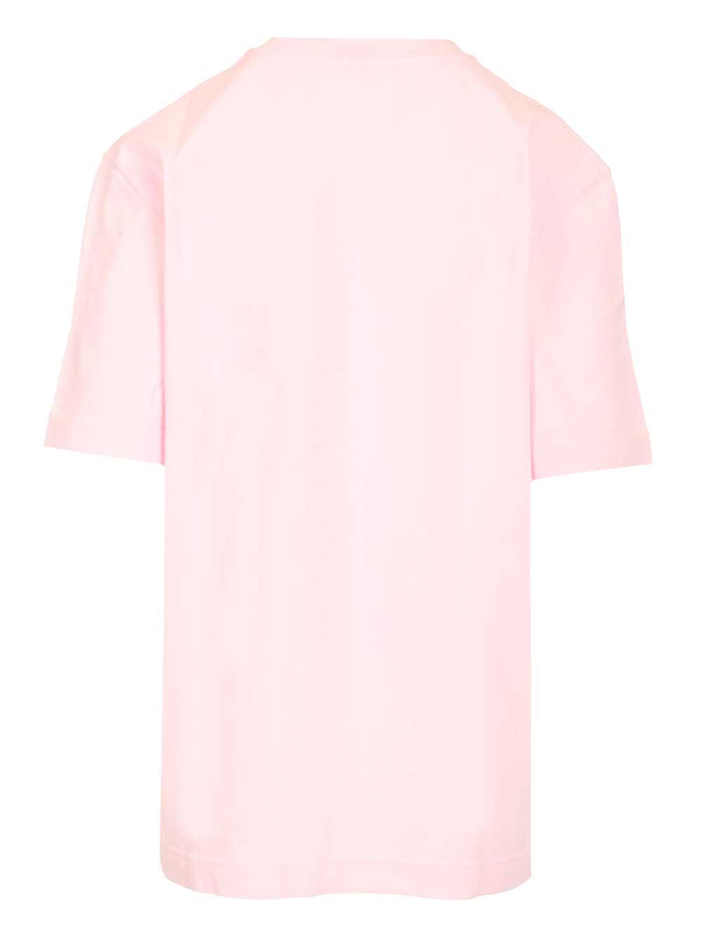 Jacquemus Cotton T-Shirt - Rose | 38a3f46c88f232928f6bc85bf123e2ee0043c425