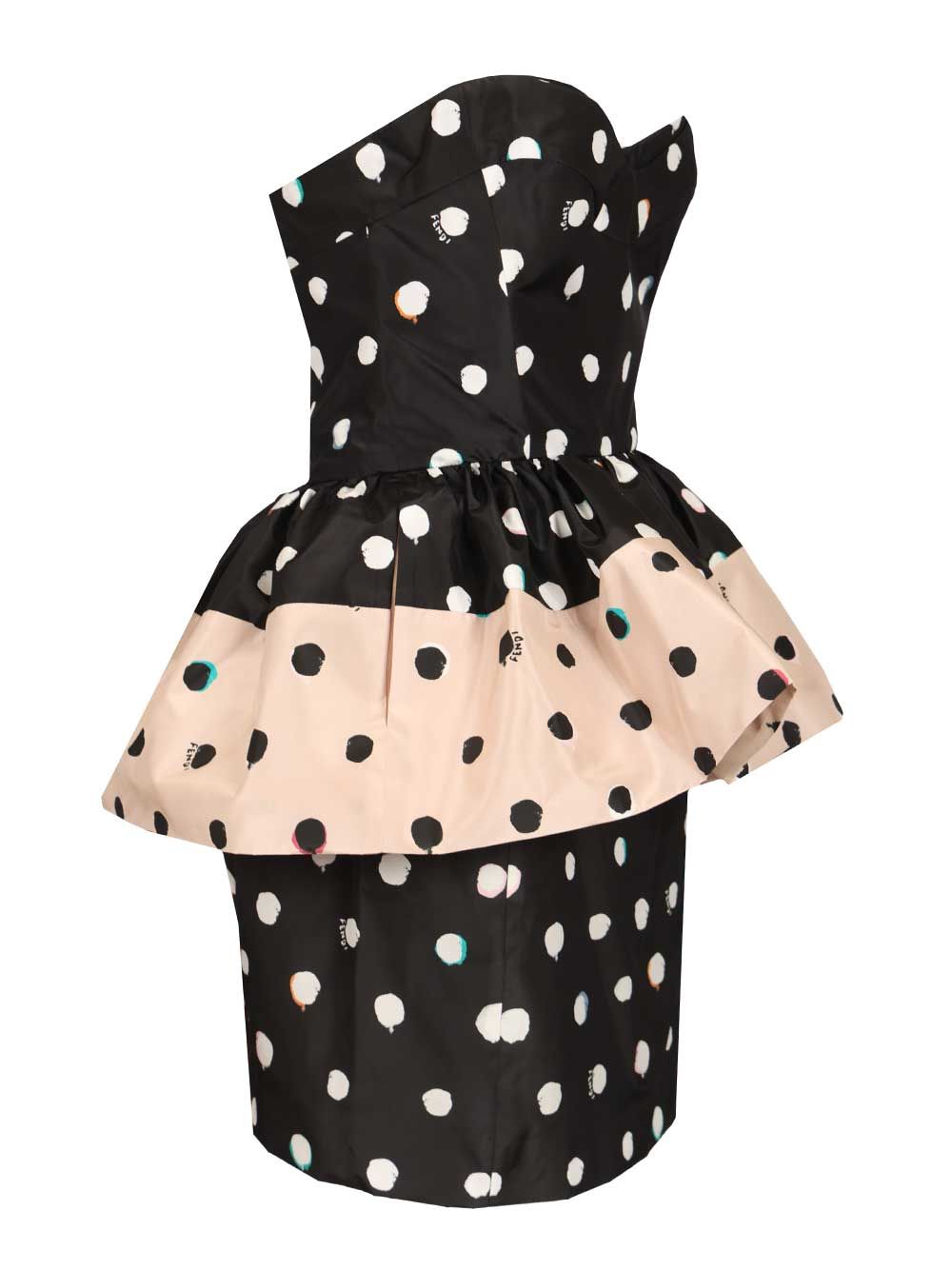 Fendi Short Dress Dresses - Black | 40a6d1806c1d91fbb7187083b01182cc4074bf8f
