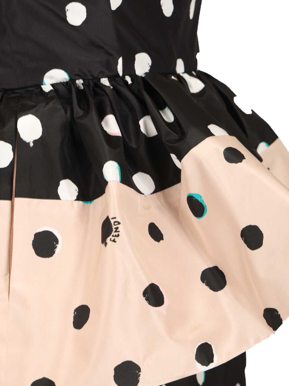 Fendi Short Dress Dresses - Black | a98080008e69142fdc8b4d50f5f6732d4bf91b30