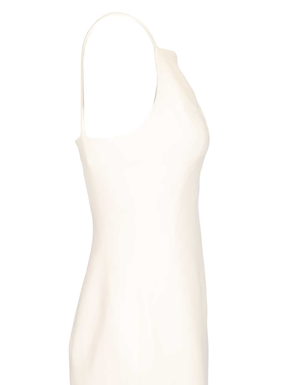 Givenchy Long Dress With Slit Dresses - White | 682acdba90e73cb1aa688051ad68949e084db8f4