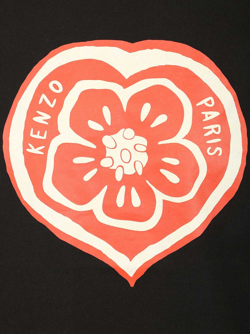 Kenzo Boke Heart T-Shirt - Black | 43c1b1d1b950433d696f8b89d5c3016e7c197aea