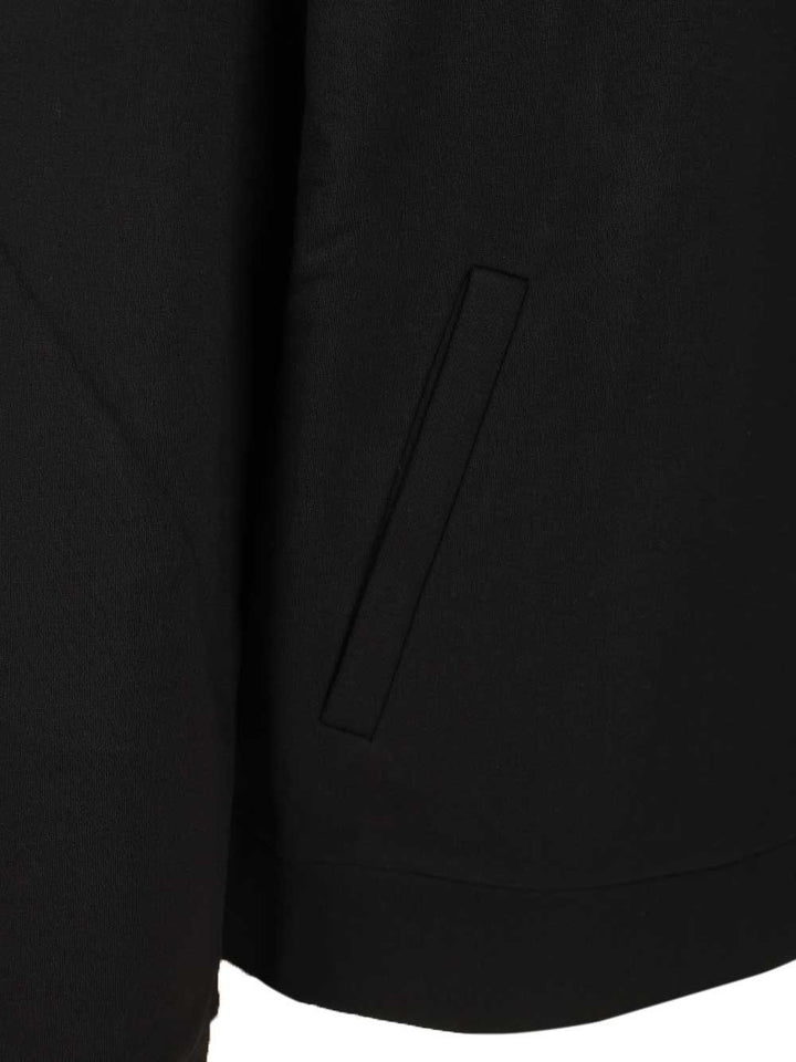 Giorgio Armani Cashmere And Cotton Hooded Sweater Sweatshirts - Black | cbb62fd6be397f1a599bcea3cd38a92d0b524b73
