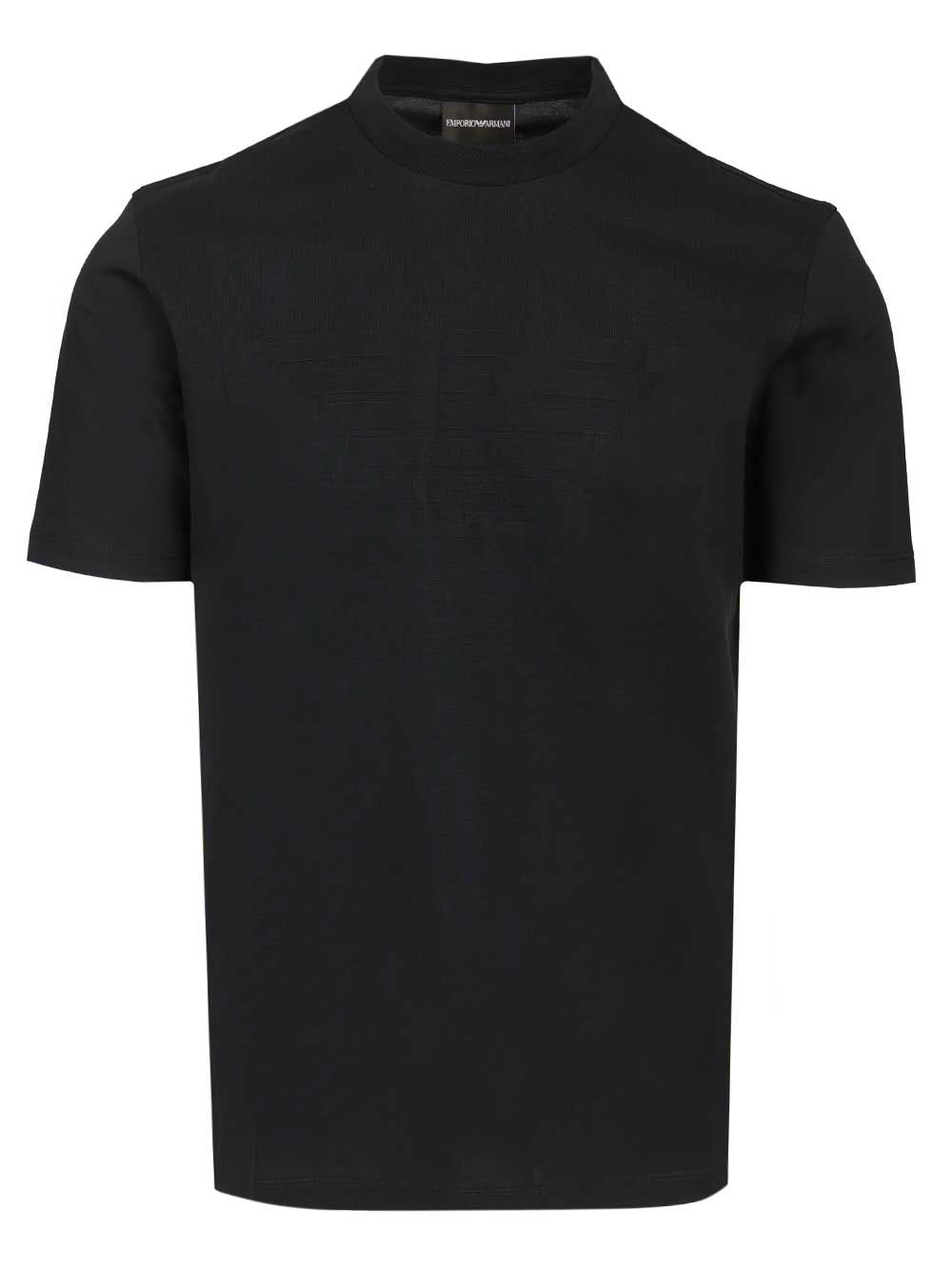 Emporio Armani Cotton T-Shirt - Blue | 656cee40fa19ccd082ae4dabd88653b0525b4d38