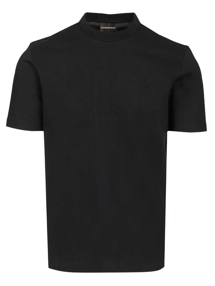 Emporio Armani Cotton T-Shirt - Blue | 656cee40fa19ccd082ae4dabd88653b0525b4d38