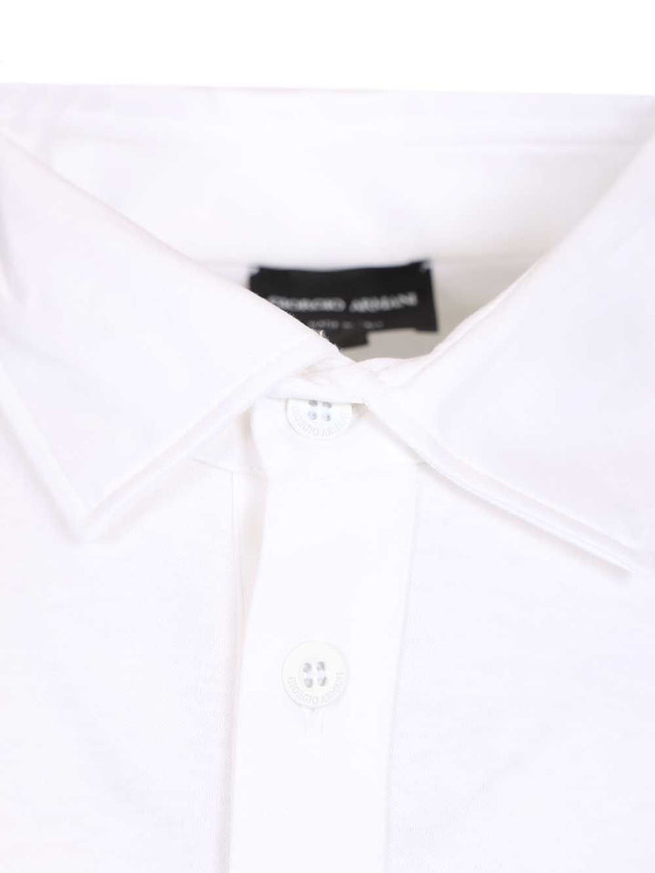 Giorgio Armani Cotton Interlock Polo shirt - White | 79d2222f3b5ec8bee4e13fa33674109f531787a6