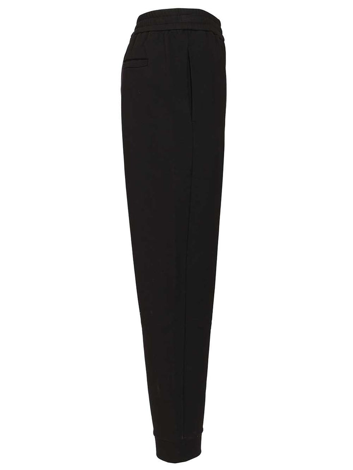 Giorgio Armani Joggers In Cotton And Cashmere Trousers - Black | a1e8311c6f97aed01f034c74fbcce7c0ca56645e