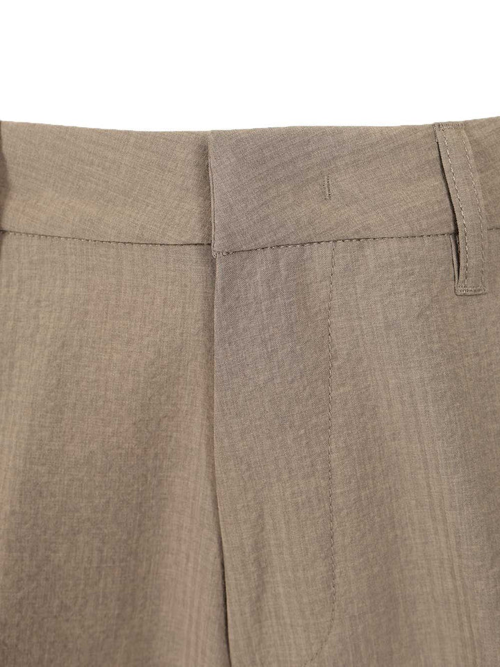 Emporio Armani Technical Seersucker Trousers - Beige | fb4361b0549ad562729191e1c770c2e62b790428