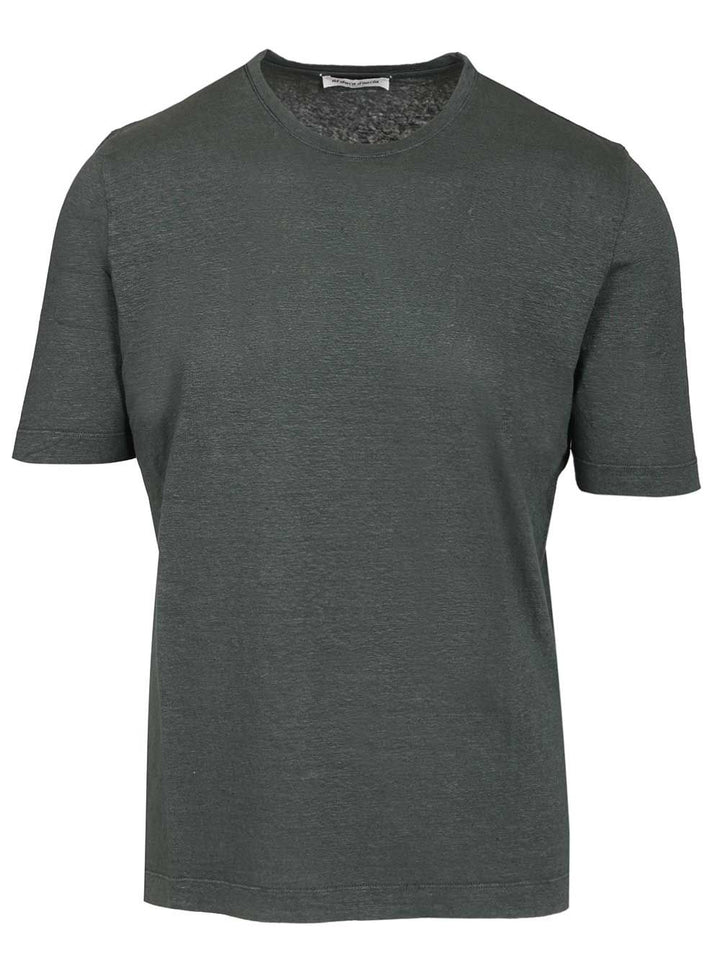 Al Duca D'Aosta Linen T-Shirt - Green | b783ec7bffdd0a45e3b94d0bc5e79a0b8d7f1a15