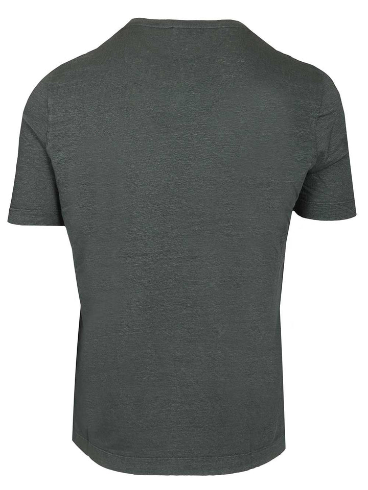 Al Duca D'Aosta Linen T-Shirt - Green | ebc549a471a5b17239148726fdaa8afc197920ac