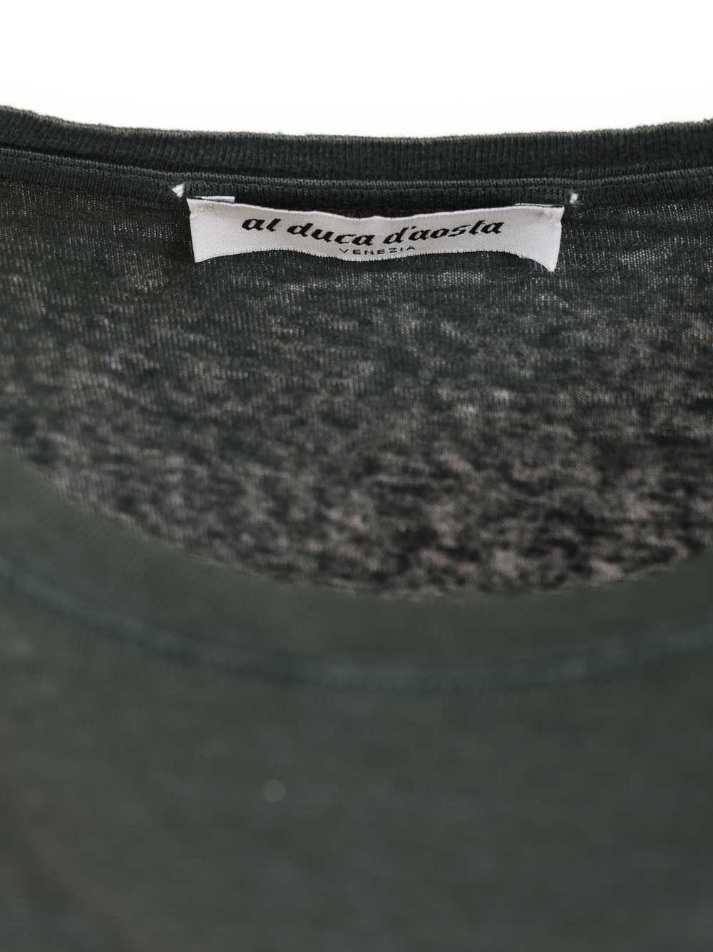 Al Duca D'Aosta Linen T-Shirt - Green | 7404a9a65c1f9484ccd7b0a0135c4cbe99a50bd0