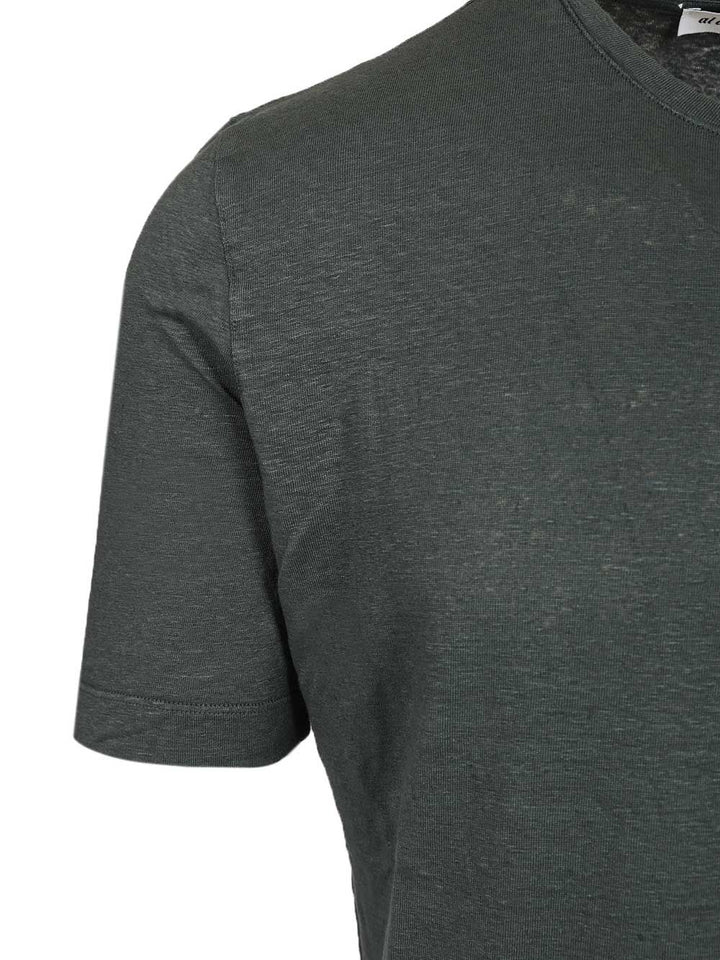 Al Duca D'Aosta Linen T-Shirt - Green | e4336ff724cff793624d6339d1971260259e7e78